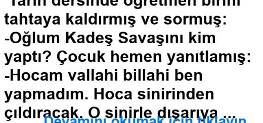 Kadeş Savaşı Fıkrası